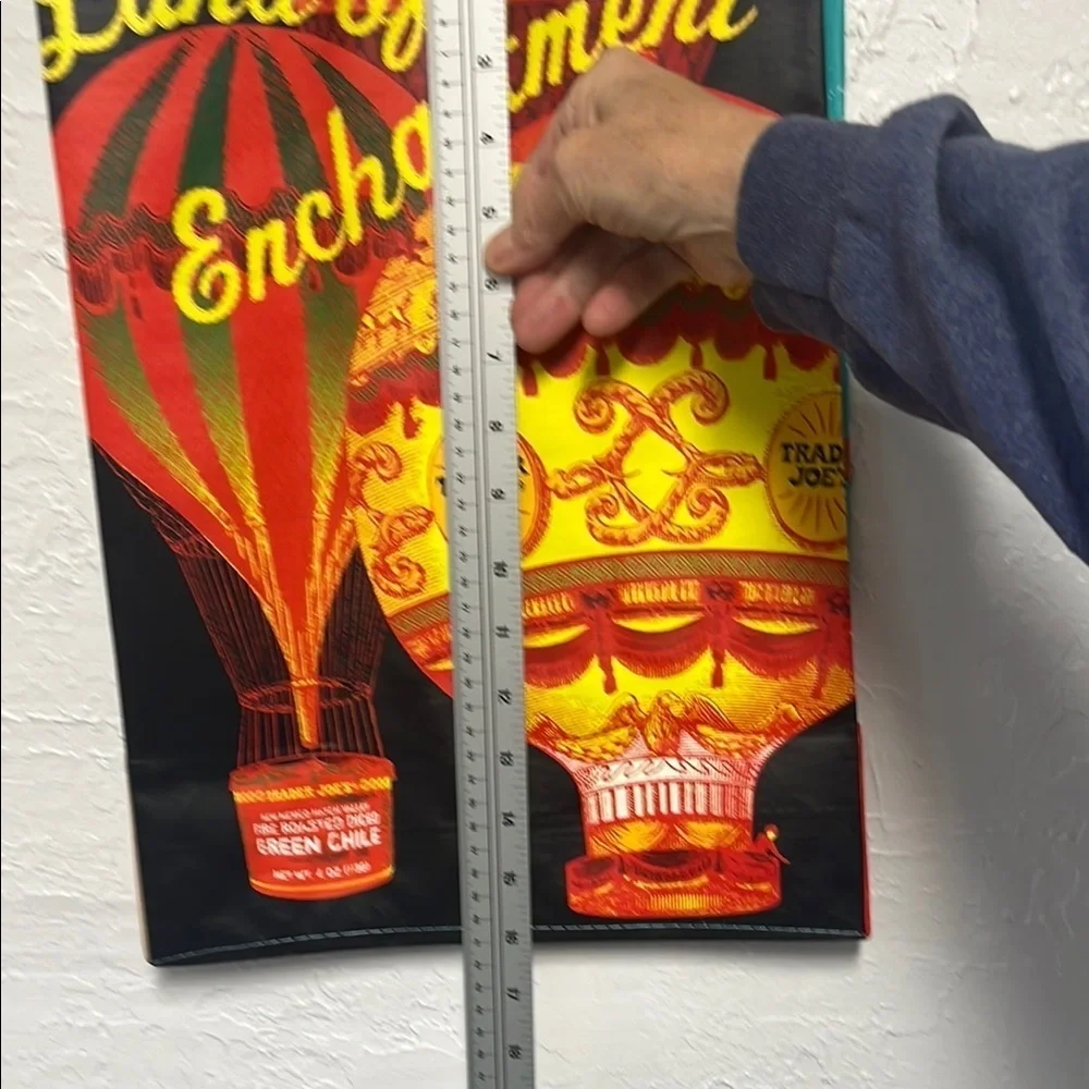 Trader Joe’s New Mexico Land of Enchantment Chile Reusable Plastic Tote Bag